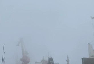 上海大雾 长江口近30艘国际航船出入境受阻