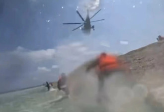 菲律宾再登铁线礁 中国用直升机掀“飞沙走石”驱离
