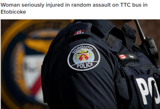 女子在TTC公交车遭无端袭击