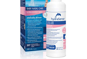 HydraSense 超温和喷雾鼻喷雾剂，天然海盐水，100ML