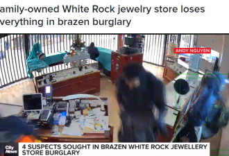 &quot;真的累了&quot;！加拿大华裔开的珠宝店遭洗劫一空！歹徒不惧警报