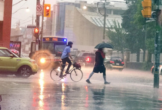 天气警报：多伦多地区今明两天狂风骤雨