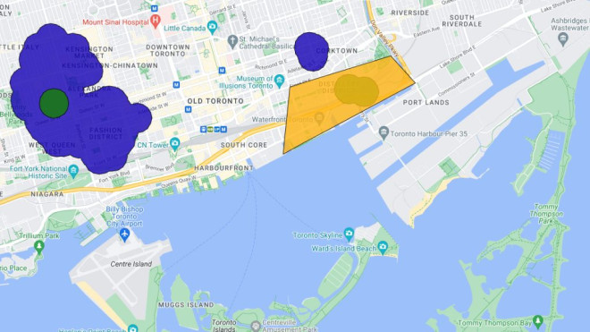 Toronto Hydro outage map