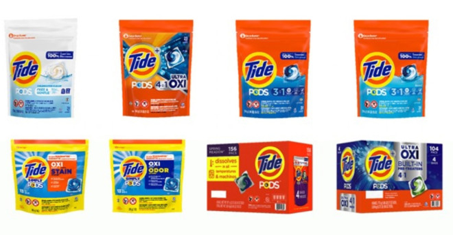 Procter & Gamble is recalling more than eight million bags of Tide, Gain, Ace and Ariel laundry detergent packets sold in the U.S. and Canada. (U.S. Consumer Product Safety Commission)