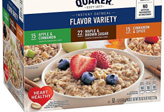 Quaker 即食燕麦片多口味! 快手早餐你值得拥有