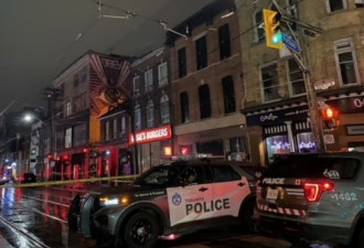 多伦多市区Queen街枪击1死2伤 大批商舖被封