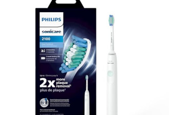 Philips飞利浦 Sonicare 声波电动牙刷 温和铲除牙斑菌