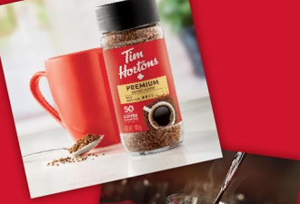 Tim Hortons 深度烘焙 速溶咖啡 100g 100％阿拉比卡咖啡豆