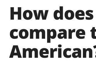 与普通美国人比，你的储蓄情况如何？