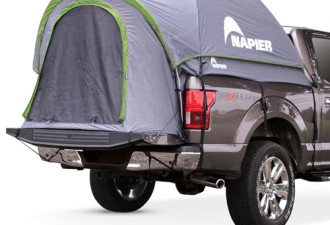 Napier 全尺寸皮卡车后斗双人帐篷 双层防风防雨