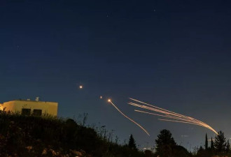 美出手帮以色列击落70无人机，战机战舰全派上场