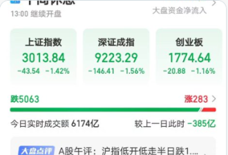北京刚宣布“亮眼”数据 股市却跌成这熊样