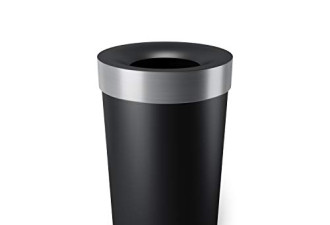 Umbra 简约黑色 加高开放式 62L大容量厨房垃圾桶