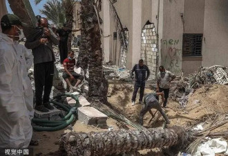 以军撤离后的加沙医院：300具尸体堆积