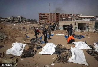 以军撤离后的加沙医院：300具尸体堆积