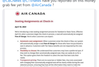被骂惨 加拿大航空撤回这条最新政策 网友：这是垃圾费