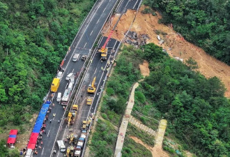 广东梅大高速路面塌陷事故已致36人遇难