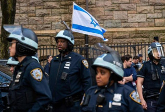 纽约市300抗议者被捕 警方在校园部署重兵
