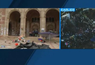 UCLA抗议升级!防暴警察强制清场,逮捕132人