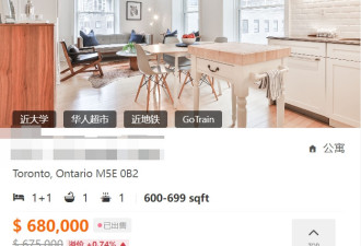 多伦多市区公寓遭抛售！低至50万元成交！降息后房价将急升