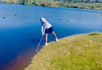 50岁徐静蕾分享国外生活 湖边打高尔夫引爆笑