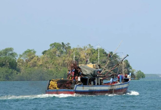 菲渔民闯入黄岩岛，200渔民加速逼近，警报声响起