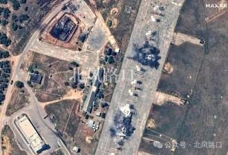 乌军发动最大规模无人机空袭克岛！卫星影像震撼