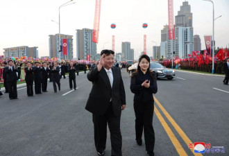 朝鲜“前卫大街”建成 金正恩携女出席竣工典礼