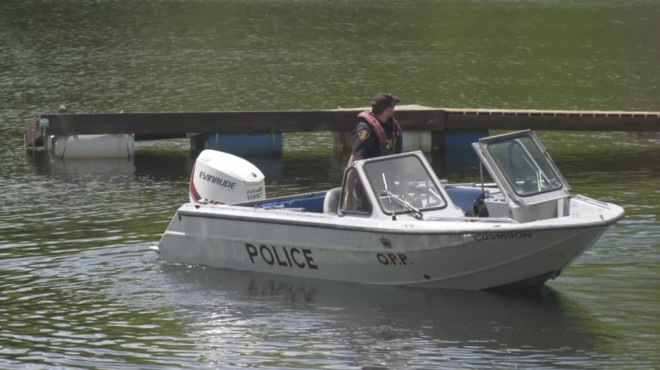 Ontario Provincial Police are investigating a boat collision in the Buck Bay area of Bobs Lake, north of Kingston, Ont. Three people were killed in the collision Saturday night. (Jack Richardson/CTV News Ottawa)