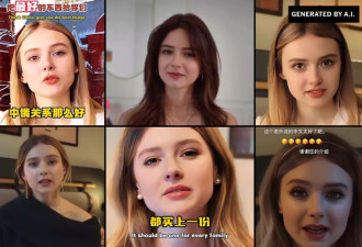 “俄罗斯美女”爱中国?一场深伪视频社媒狂欢