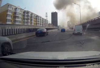 爆炸瞬间曝！哈尔滨1住宅气爆炸 老人从4楼被炸飞