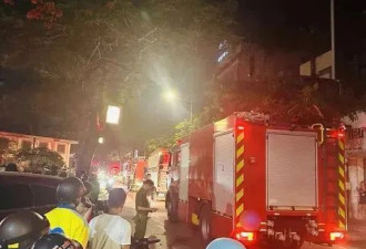 越南一出租屋24日凌晨发生火灾，已造成14人死亡