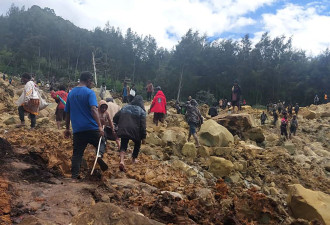 大规模山崩2000人遭活埋，巴纽正式请求国际援助