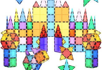 7.5 折,PicassoTiles 100 件套 100 块磁铁拼搭