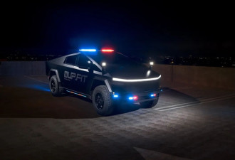 全球第一辆Cybertruck警车 配置高级