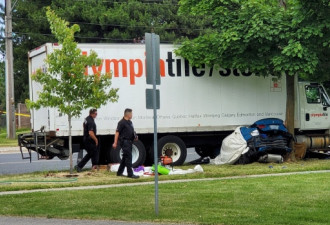 大卡车在约克区冲撞汽车致命 一人被控罪