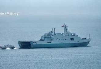 增援仁爱礁 处置准坐滩 中国075两栖攻击舰现身仙宾暗沙