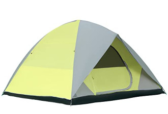 6.4 折, 6 人家庭露营帐篷，带可拆卸防雨罩, 适合背包远足户外