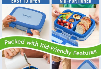 7 折，Bentgo® 儿童便当式 5 隔间午餐盒 - 适合 3 至 7 岁儿童
