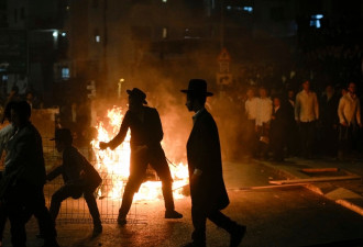 极端正统犹太人在耶路撒冷抗议以军征召 引发暴力