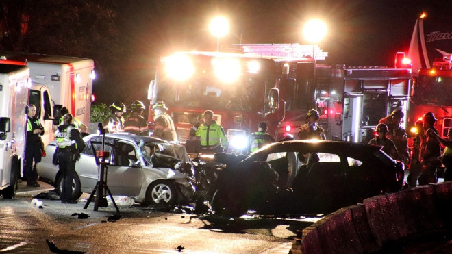 A fatal crash on the Trans-Canada Highway in West Vancouver is under investigation. 