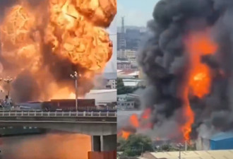 东莞化工厂大爆炸 巨型火球冲天 骇人现场曝光
