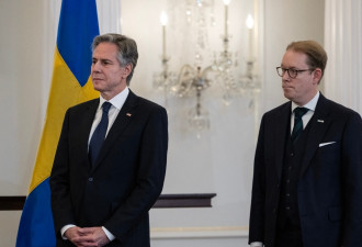 瑞典要求北约更专注中国以赢得美国支持