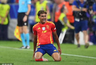 西班牙2-1逆转法国 16岁少年亚马尔踢出世界波