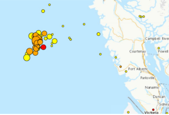 加拿大西海岸发生6.1级地震