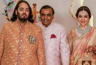 印度首富儿子的婚礼，预计花费人民币44亿元