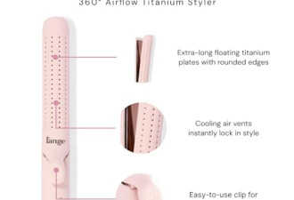 Prime Day Deal 5.6折， 2 合 1 卷发棒和钛直发器