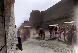 100多年前喀什：香妃墓还未被盗 维族姑娘好漂亮