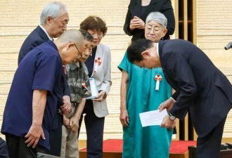 日本首相给计划生育的受害者鞠躬道歉，并国赔