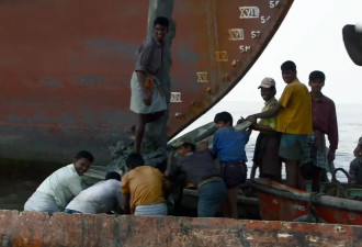 全球死亡率最高工作之一：2万工人徒手切割废船